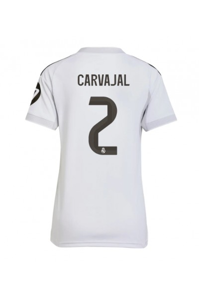 Real Madrid Daniel Carvajal #2 Jalkapallovaatteet Naisten Kotipaita 2025-26 Lyhythihainen Real Madrid Daniel Carvajal #2 Jalkapallovaatteet Naisten Kotipaita 2025-26 Lyhythihainen